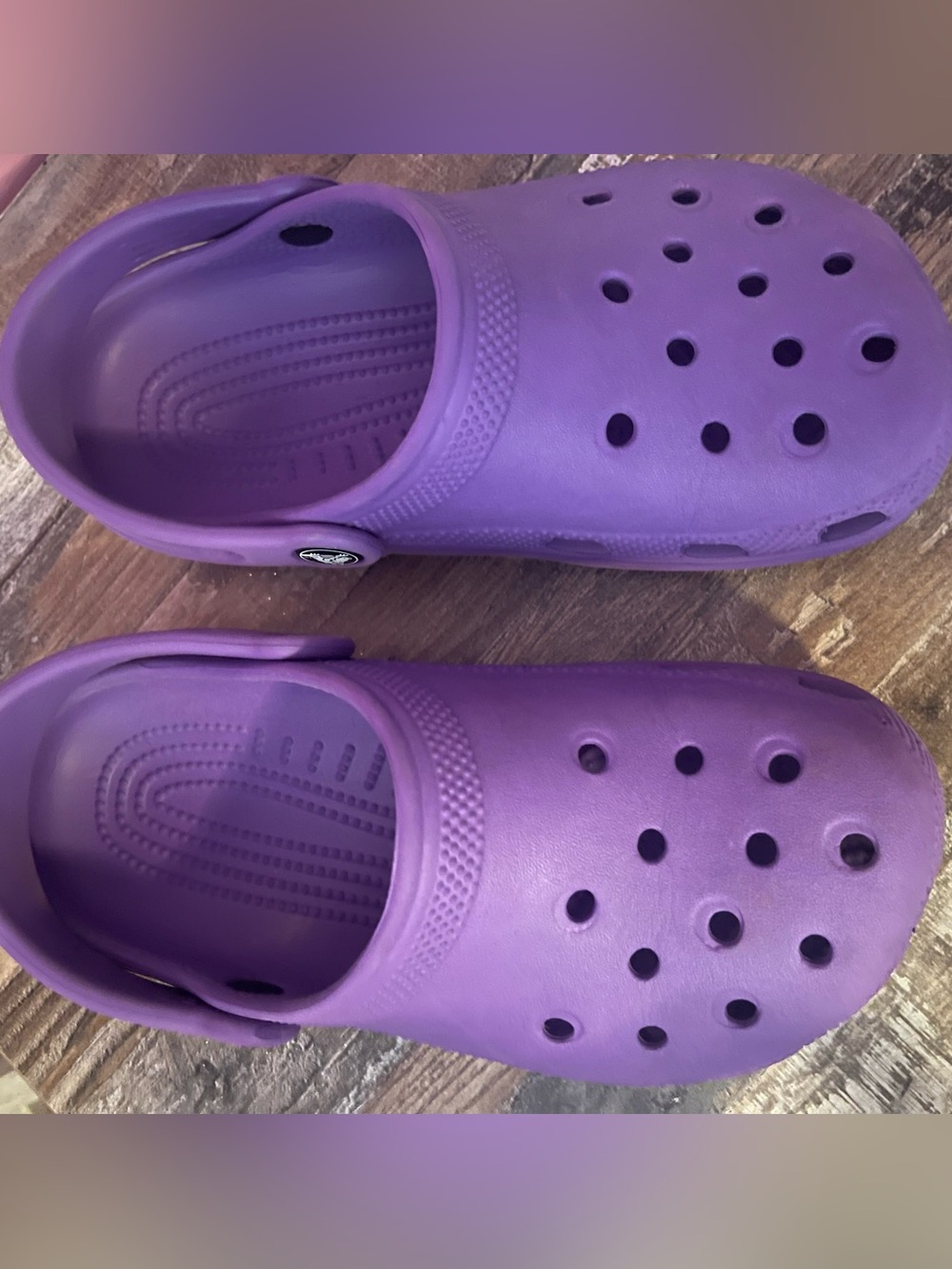 Kids Purple Crocs Shoes - Lightweight Slip-On